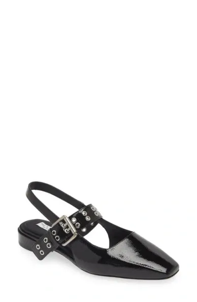 Rag & Bone Astra Slingback Pump In Black Patent Leather