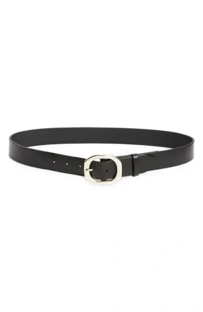 Rag & Bone Audrey Leather Belt In Black