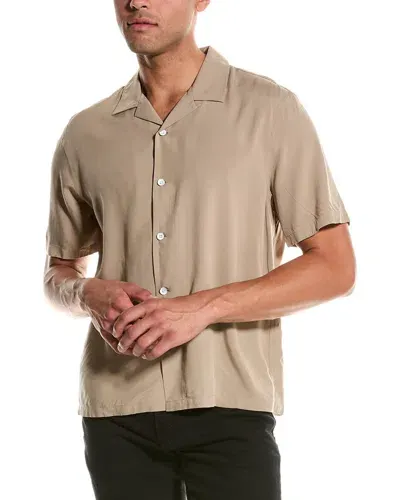 Rag & Bone Beige Avery Shirt In Grey