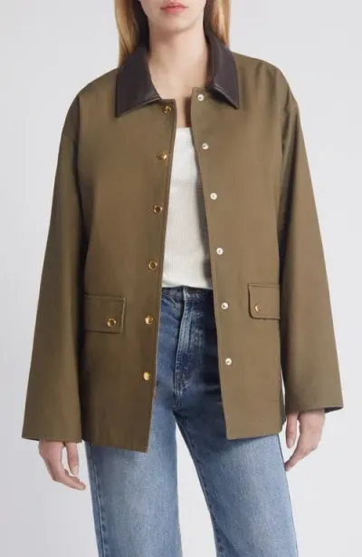 Rag & Bone Cassidy Cotton Jacket In Army