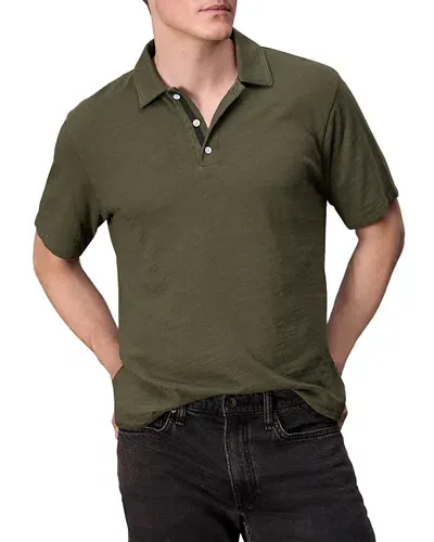 Rag & Bone Classic Flame Polo In Forest Green