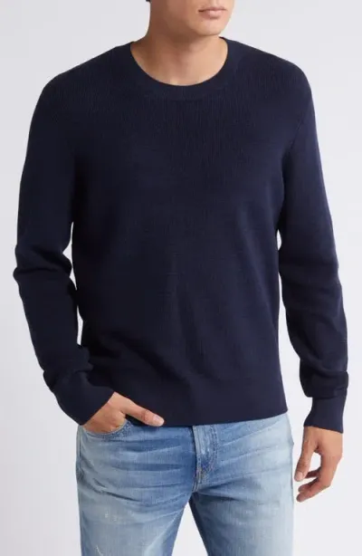 Rag & Bone Dexter Fine Gauge Sweater In Navy