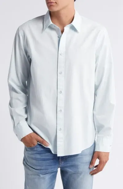 Rag & Bone Men's Tomlin Stretch Dobby Shirt In White