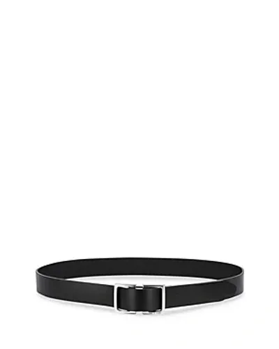 Rag & Bone Harlow Leather Belt In Black