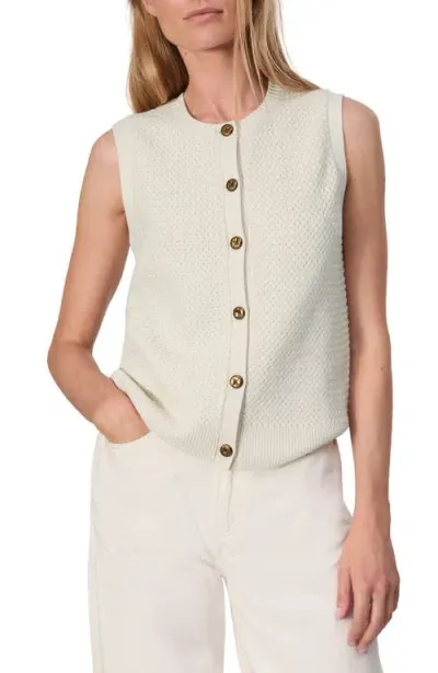 Rag & Bone Jax Sleeveless Cardigan In Turtledove