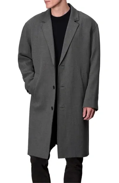 Rag & Bone Lance Wool & Linen Coat In Heather Grey