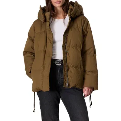 Rag & Bone Lenny Down Puffer Coat In Army Green