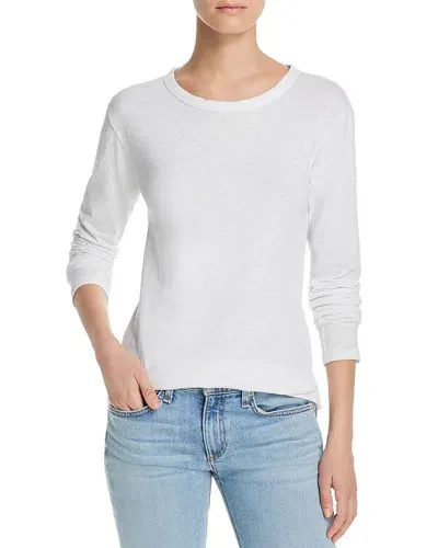 Rag & Bone Long-sleeve Crewneck Tee In Bright White