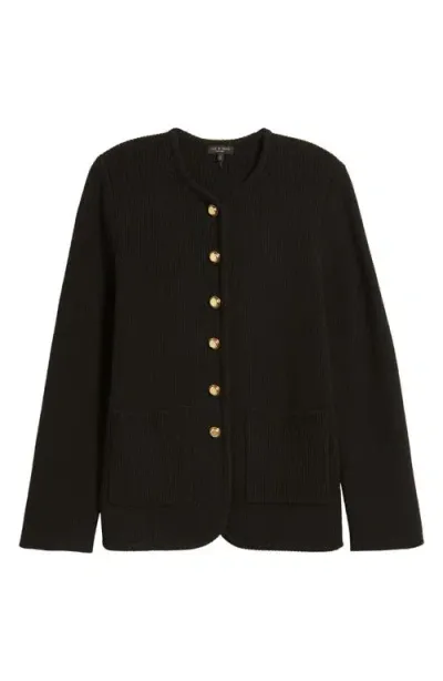 Rag & Bone Black Nancy Wool Cardigan