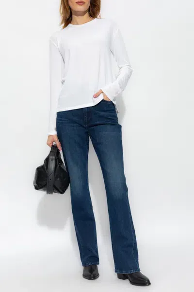 Rag & Bone Peyton High-rise Bootcut Jeans In Navy Blue