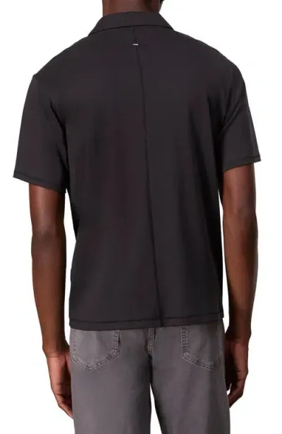 Rag & Bone Men's Pima Cotton Polo Shirt In Black