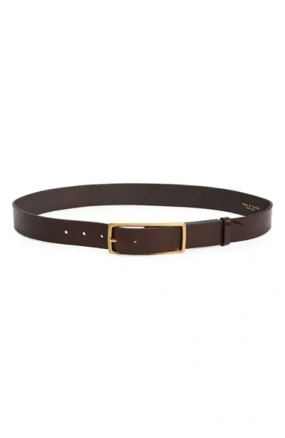 Rag & Bone Women's Rebound Texture Belt In Dark Espresso