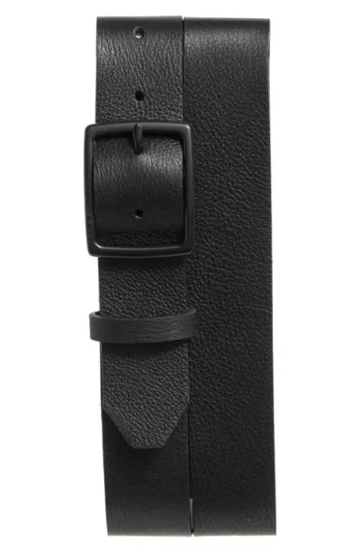 Rag & Bone Rugged Belt In Blk