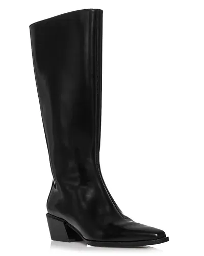 Rag & Bone Women's Joni Block Heel Knee High Boots In Black