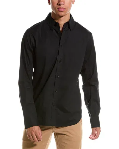 Rag & Bone Zac 365 Cotton-poplin Shirt In Black