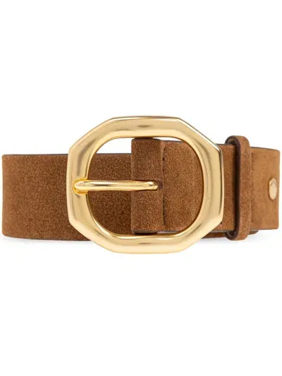 Rag & Bone Suede Belt In Brown