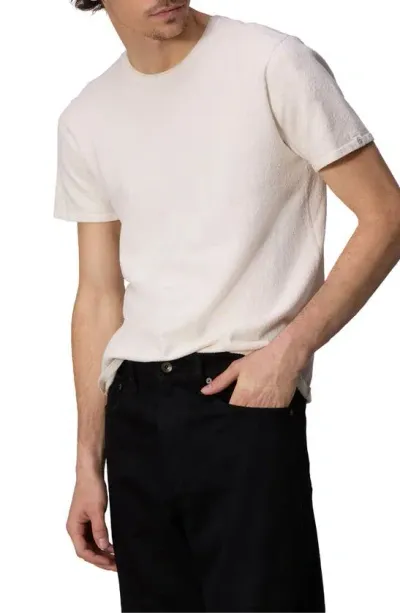 Rag & Bone Terry Cloth T-shirt In Ivory