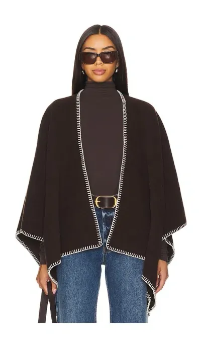 Rag & Bone Trench Poncho In Biscuit