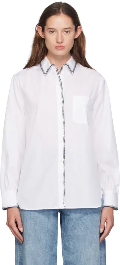 Rag & Bone White Maxine Shirt