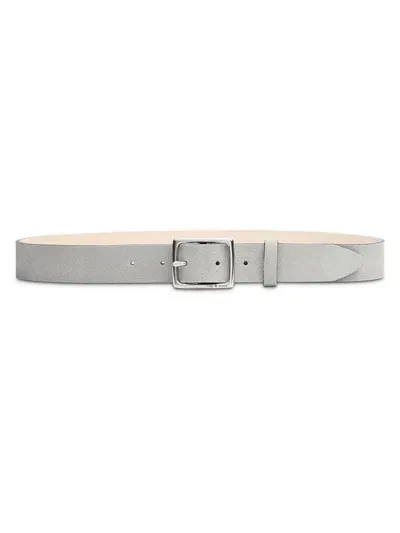 Rag & Bone Women's Boyfriend Suede Belt In Cement Suede