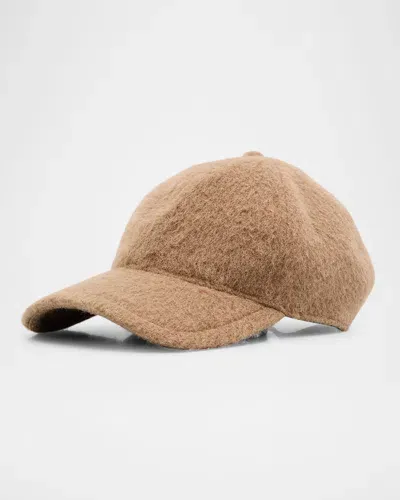 Rag & Bone Wool Blend Cozy Baseball Cap In Camel