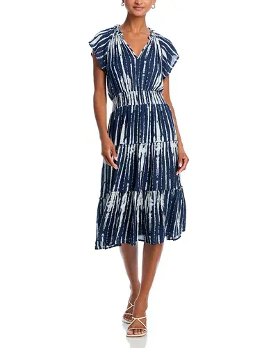 Rails Amellia Printed Dress In Indigo Nile