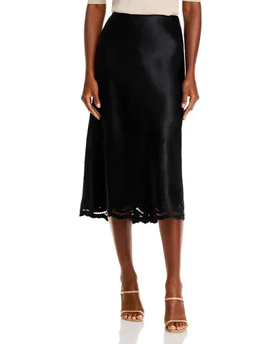 Rails Anya Slip Skirt In Black Eyelet