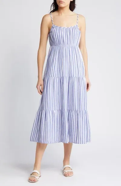 Rails Blakely Striped Midi Dress In Anacapa Stripe