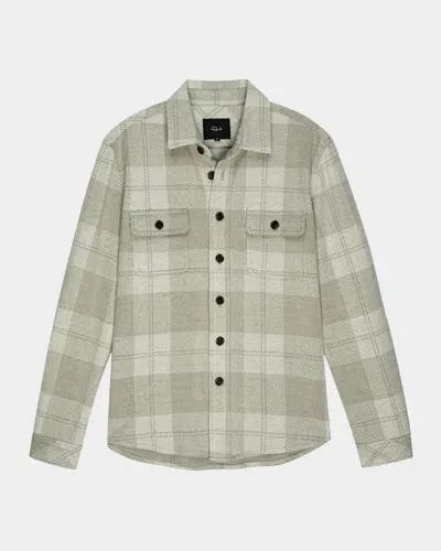 Rails Men's Alder Brushed Flannel Button-down Shirt In Fawn Cream