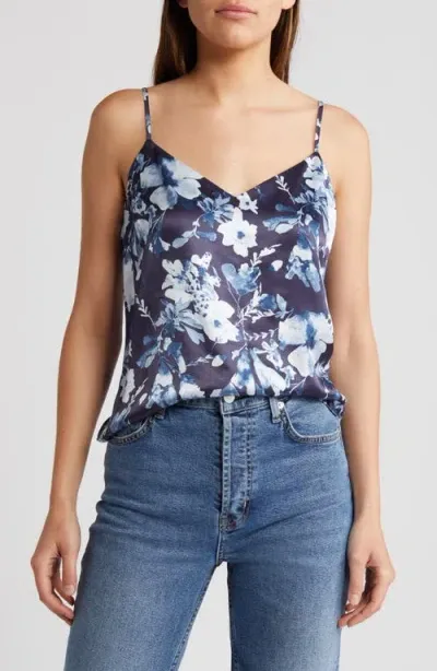 Rails Paola Floral Camisole In Indigo Blossoms