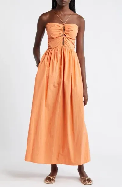 Rails Silvia Cutout Maxi Dress In Papaya