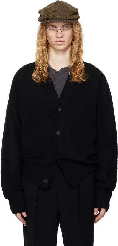 Rainmaker Kyoto Black Oneside Raglan Sleeve Cardigan