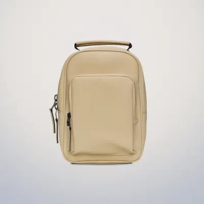 Rains Book Daypack Mini In Neutral