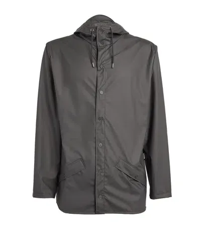 Rains Core Rain Jacket In Black