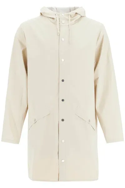 Rains .css Waterproof Long Jacket W In Neutral