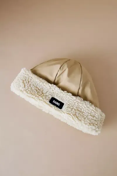 Rains Insulated Fleece Hat In Neutral