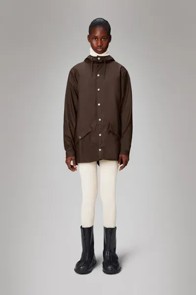 Rains Jacket In Brown