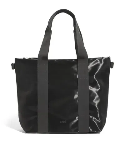 Rains Mini Tote Bag In Black