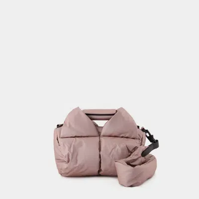 Rains Nyssa Puffer Duffel Mini W3 Travel Bag In Pink