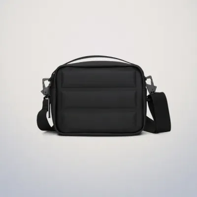 Rains Shield Box Bag In Black