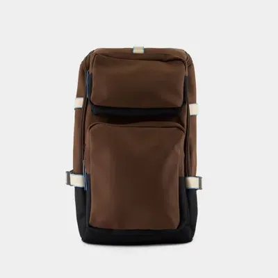 Rains Trail Cargo W3 Backpack In Brown