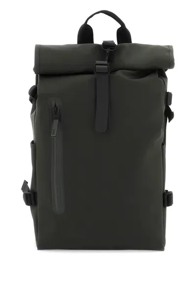 Rains Water-repellent Rolltop Rucksack In Verde