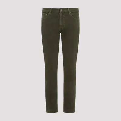 Ralph Lauren 5-pockets Pants In Moss Green