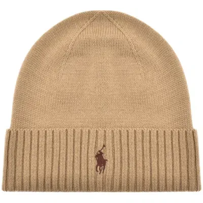 Ralph Lauren Beanie Hat Brown