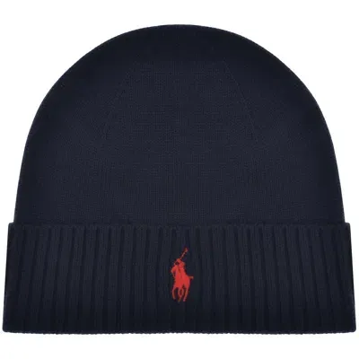 Ralph Lauren Beanie Hat Navy