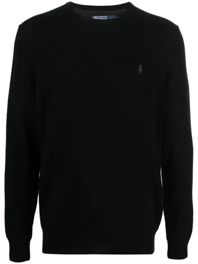 Ralph Lauren Black Wool Sweater