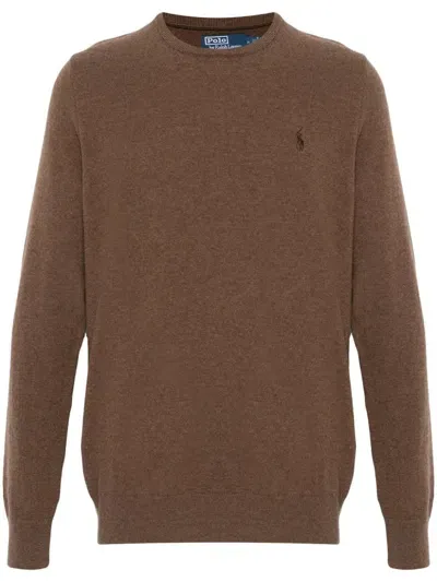 Ralph Lauren Brown Wool Sweater