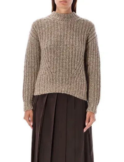 Ralph Lauren Cable Knit In Beige