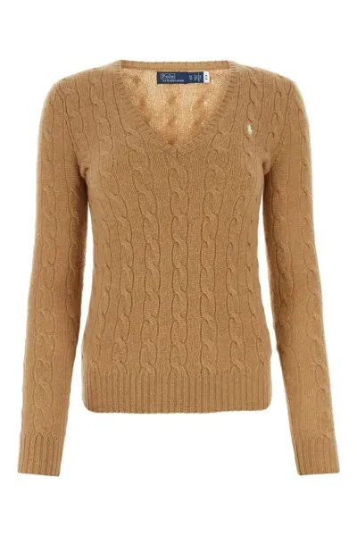 Ralph Lauren Camel Wool Blend Sweater