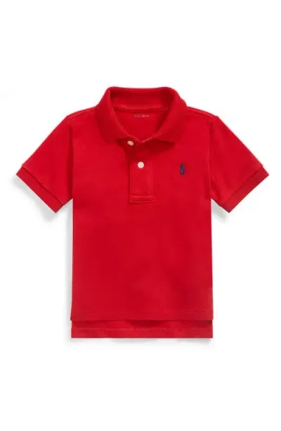 Ralph Lauren Babies'  Cotton Polo In  Red